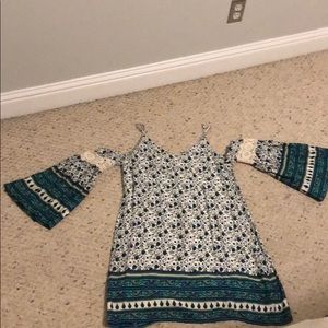 Cold shoulder sundress